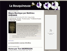 Tablet Screenshot of bouquineuse.com